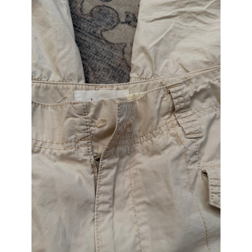 Anthropologie Riley Utility Cargo Pants Tan - Picture 4 of 5